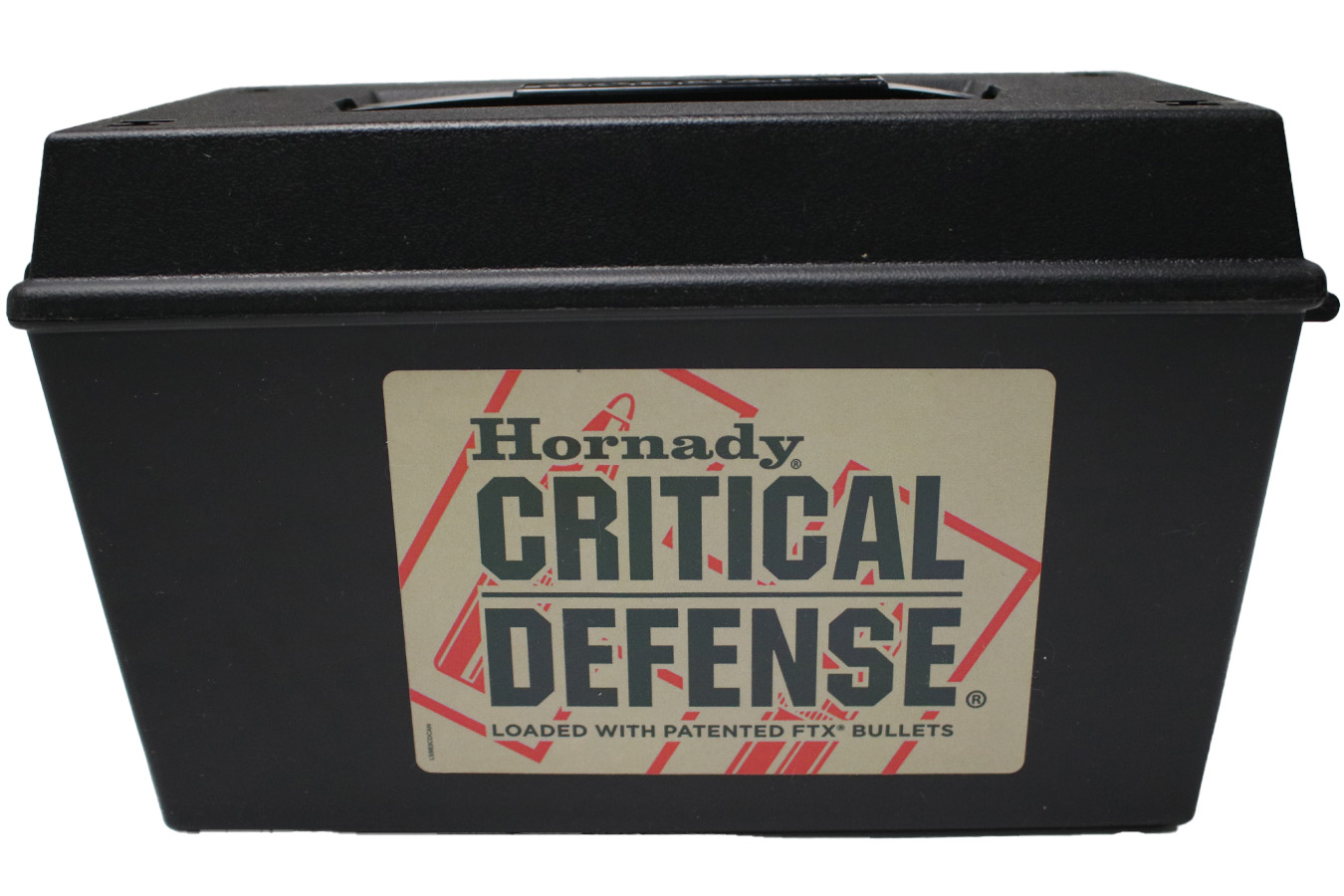 HORNADY 9mm 115gr FTX Critical Defense 100 Rounds in Ammo Can